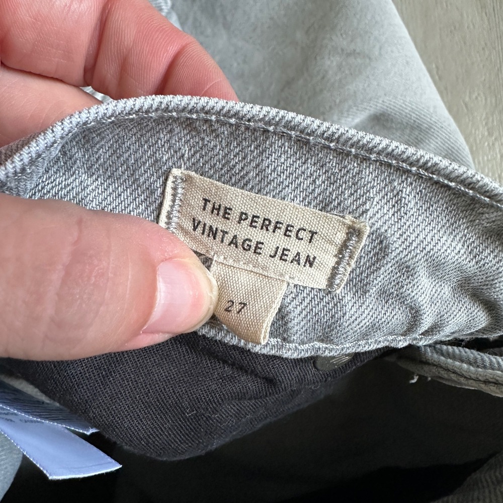 Madewell Straight Leg Jeans in Light Gray - Picture 7 of 10